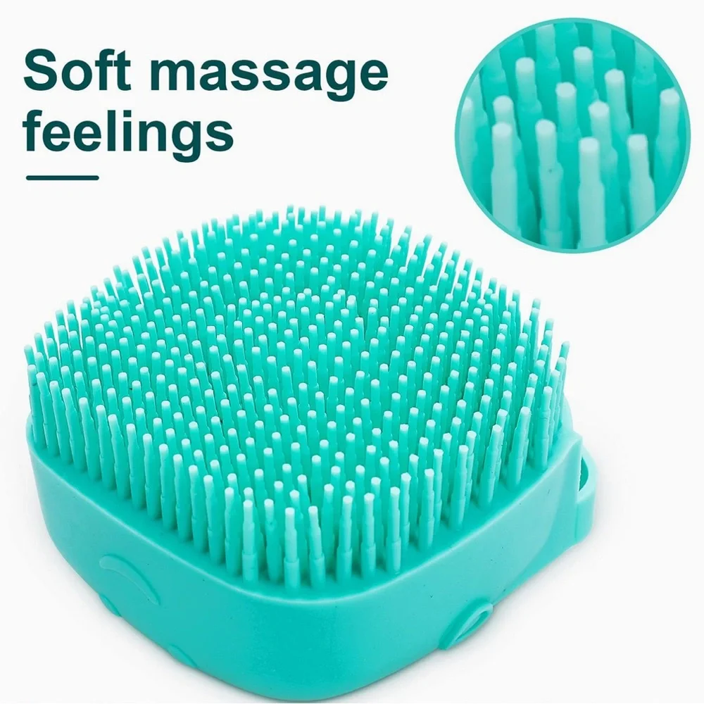❤️🐶 Soft Silicone Shampoo/ Grooming Pet Brush